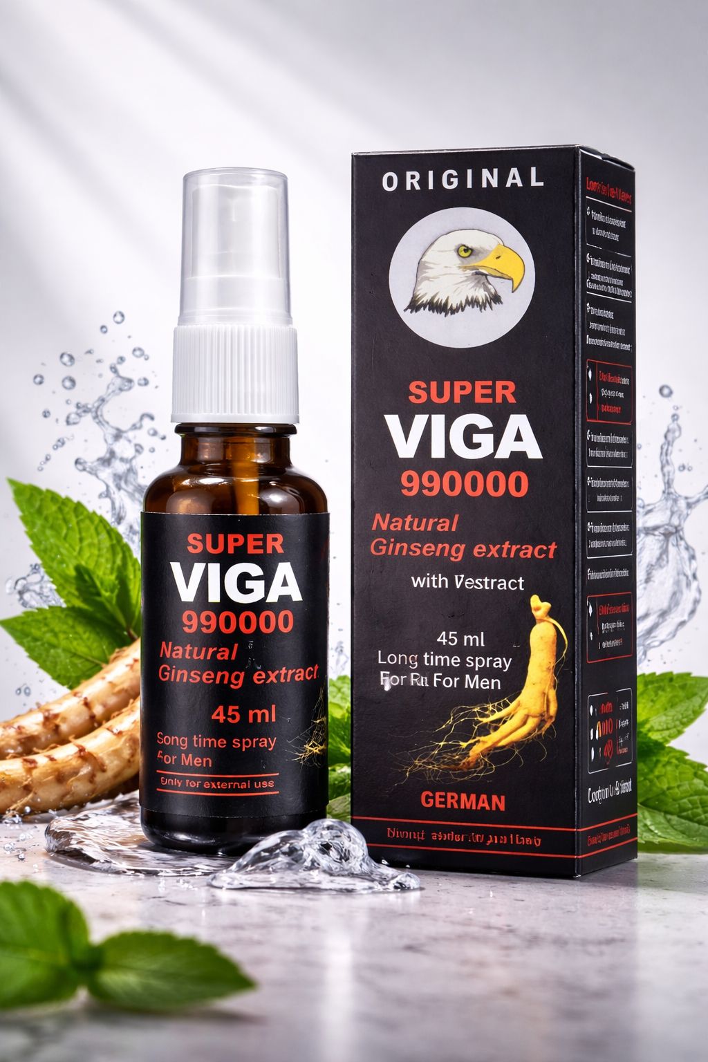 SUPER VIGA 990000 DELAY Spray For Men Extra Strong With Vitamin E